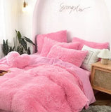 New Velvet Bedding Sets Mink Four Piece Set Plush Crystal Coral Velvet Quilt Cover Sheet Pillow Case Comforters Quilt Bed Suits