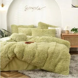 New Velvet Bedding Sets Mink Four Piece Set Plush Crystal Coral Velvet Quilt Cover Sheet Pillow Case Comforters Quilt Bed Suits