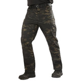 Winter Fleece Shark Skin Soft Shell Tactical Pants Military Camouflage Pants Men Windproof Waterproof Warm Camo Army Pants S-3XL 201218