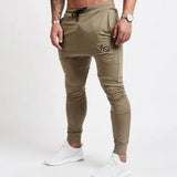 New Fashion Men Spring Pencil Pants Gyms Clothing in Men Skinny Casual Trousers Pants Top Quality Sweatpants