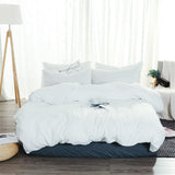 elvesmall White Washed Cotton Bedding Set