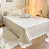 elvesmall Ruffled Seersucker Cute Bedding Set
