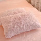 elvesmall Dreamy Winter Mink Fleece Bedsheet Set