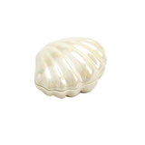 elvesmall Clam Shell Ceramic Jewelry Storage