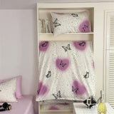elvesmall Vintage Butterflies Y2K Aesthetic Bedding Set