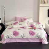 elvesmall Vintage Butterflies Y2K Aesthetic Bedding Set