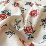 elvesmall Vintage Coquette Red Roses Bedding Set
