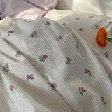 elvesmall Vintage Grandmacore Floral Print Bedding Set