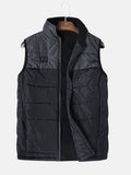 elvesmall USB Electric Heated Thermal Fit Front Zipper Down Vest