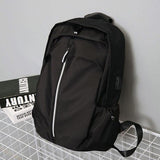 elvesmall Men Oxford Sport Large Capacity  15.6 Inch Laptop Bag Trip Traval Backpack