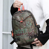 elvesmall Men Nylon Multifunctional Tactical Outdoor Riding Climbing Sport Backpack