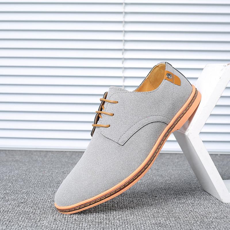 elvesmall Casual Shoes Nubuck Leather Men's Suede Leather