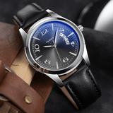 trendha YAZOLE 515 Calendar Date Display Fashion Leather Strap Men Casual Dial Luminous Display Quartz Watch