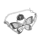 trendha Trendy Butterfly Pattern Women Bracelet Quartz Watch Wristwatch