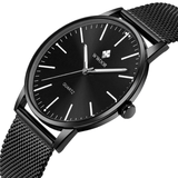 trendha WWOOR 8832 Casual Style Full Steel Men Wrist Watch Luminous Display Clock Quartz Watch