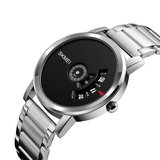 trendha SKMEI 1260 Business Creative Watch Luxury Stainless Steel Strap Men Quartz Watch Wristwatch