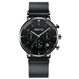 trendha GIMTO GM245 Luminous Display Business Style Watch Stainless Steel Men Sport Quartz Watch