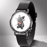 trendha Fashion Quartz Watch Animal Print Men Business Watch Cute Black-White Dogs Cats Pattern Women Quartz Watch