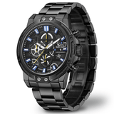 trendha MEGIR 2108 Luxury Big Dial Chronograph Business Style Stainless Steel Men Watch Quartz Watch