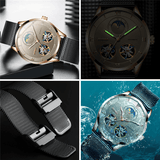 trendha DOM M-1270 Luxury Business Automatic Mechanical Watch Hollow Luminous Pointers 3ATM Waterproof Men Watch Wristwatch