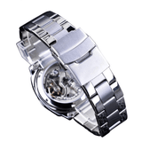 trendha Forsining GMT1091 Light Luxury 3ATM Waterproof Luminous Display Fashion Men Mechanical Watch