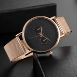 trendha Fashion Sport Men Watches Full Alloy Case Band Matte Dial Waterproof Chronograph Quartz Watch