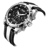 trendha MEGIR Multifunction Sports Luminous with Calendar Chronograph 3ATM Waterproof Men Quartz Watch