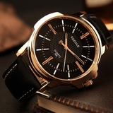 trendha YAZOLE 358 Fashion Men Quartz Watch Luxury Roman Numeral Wrist Watch