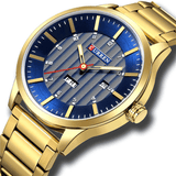 trendha CURREN 8316 Waterproof Business Style Men Wrist Watch Calendar Quartz Watches