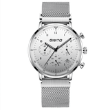 trendha GIMTO GM245 Luminous Display Business Style Watch Stainless Steel Men Sport Quartz Watch