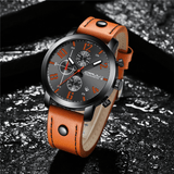 trendha CRRJU 2215 Chronograph Casual Style Men Wrist Watch Luminous Display Quartz Watch
