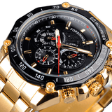 trendha Forsining GMT1138 Fashionable Men's Mechanical Watch - Luminous, Waterproof with Date and Week Display