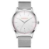 trendha CHRONOS CH27 Waterproof Casual Men's Wrist Watch - 40mm Ultra Thin Quartz Watch with Hardlex Dial