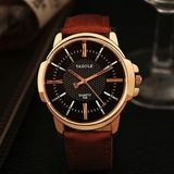 trendha YAZOLE 358 Fashion Men Quartz Watch Luxury Roman Numeral Wrist Watch
