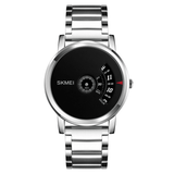 trendha SKMEI 1260 Business Creative Watch Luxury Stainless Steel Strap Men Quartz Watch Wristwatch