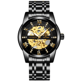 trendha TEVISE T9005A Fashion Men Automatic Watch Hollow-Carved Design Waterproof Luminous Display Mechanical Watch