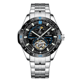 trendha TEVISE T855 Waterproof Full Steel Automatic Mechanical Watch Business Style Men Watch