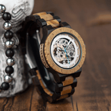 trendha BOBO BIRD K-GR05 Retro Design Automatic Mechanical Watch Wooden Men Wrist Watch