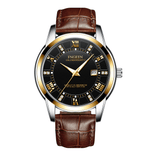trendha FNGEEN 2081 Fashion Business Men's Quartz Watch | Diamond Dial, Luminous Pointer, Calendar Date Display