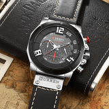 trendha CURREN 8287 Chronograph Quartz Watch Display Date and Time Men Wrist Watch