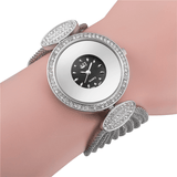 trendha ASJ Fashion Unique Design Large Dial Mesh Bracelet Women Quartz Watch