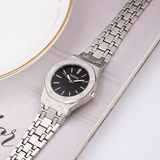 trendha Fashion Casual Simple Dial Zinc Alloy Strap Couple Watch Quartz Watch