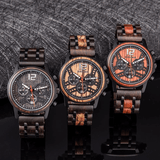 trendha DODO DEER D07 Retro Wooden Luminous Date Display Quartz Watch Wristwatch with Gift Box