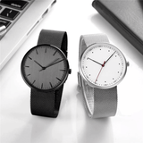 trendha Twentyseventeen Qingpai W001Q Elegant Casual Style Luminous Pointers 3ATM Waterproof Male Female Couples Quartz Watch