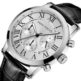 trendha MINI FOCUS 0415G with Calendar Window Luminous Pointer 3 Sub-Dial 3ATM Waterproof Men Wrist Watch Quartz Watch