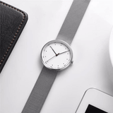 trendha Twentyseventeen Qingpai W001Q Elegant Casual Style Luminous Pointers 3ATM Waterproof Male Female Couples Quartz Watch