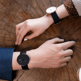 trendha TIMEROLLS COB Ultra-Thin Luminous Display 30M Waterproof Leather Strap Quartz Watch from Xiaomi Youpin Non-Original