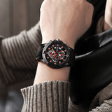 trendha MINI FOCUS Fashion Men Watch Chronograph Luminous Date Display Waterproof Quartz Watch