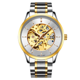 trendha IK COLOURING K004 Bussiness Style Male Wacth Rose Golden Auto Mechanical Wristwatch