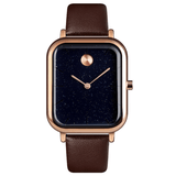 trendha SKMEI 9187 Starry Sky Design Casual Style Waterproof Milanese Men Wristwatch Quartz Watch